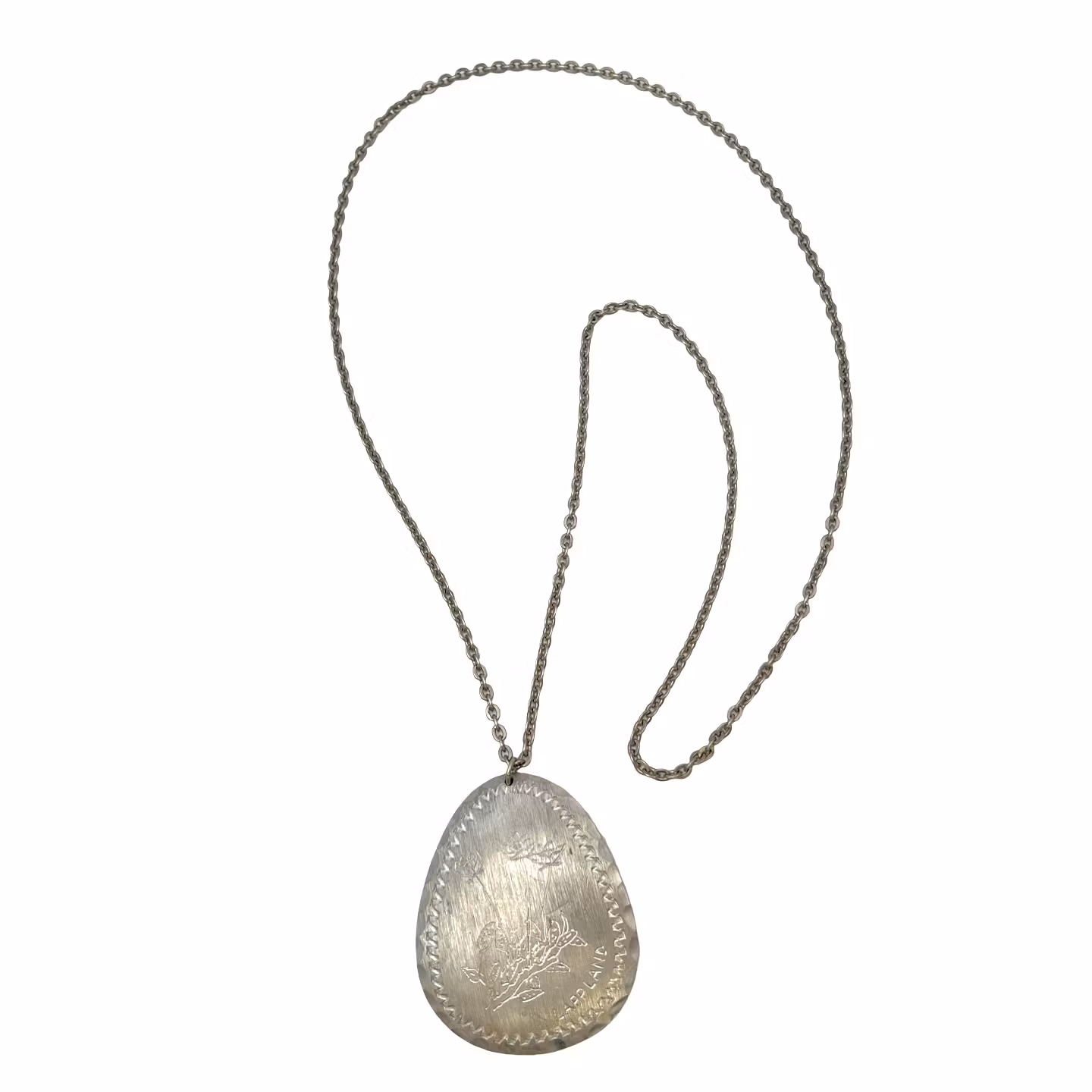 Vintage NASZYJNIK, SWÅ / Jokkmokks Tin - Laponia