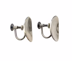 KARL-ERIK PALMBERG - PENDIENTES 1 par, Plata de ley 925, Falköping 1956