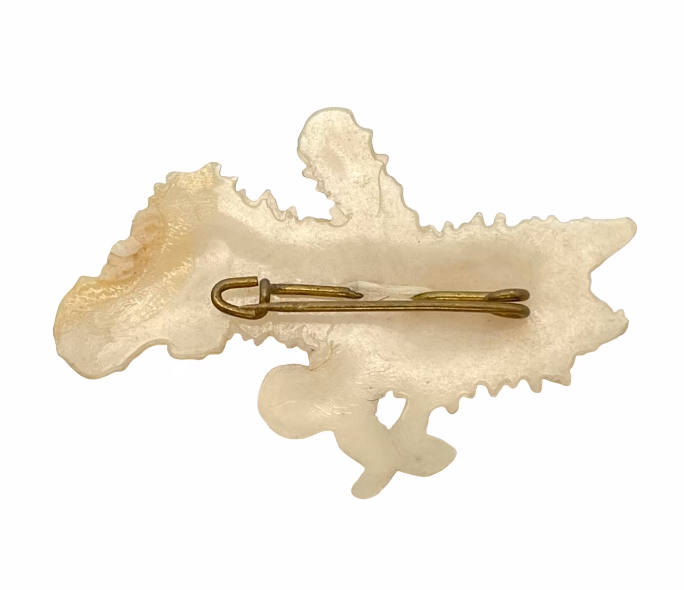 Broszka z plastiku w kształcie psa z lat 30.