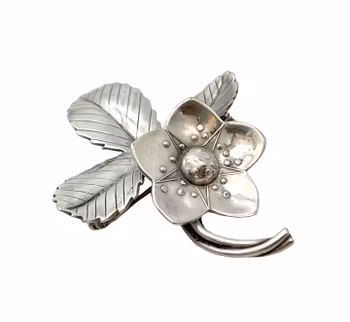 GERTRUD ENGEL. Brosch, Sterlingsilver