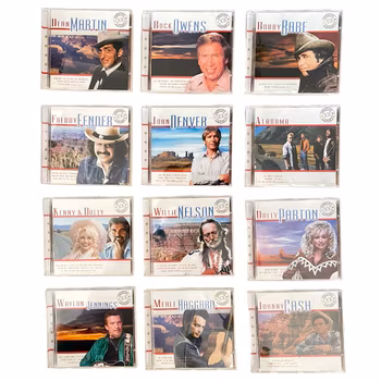 COUNTRY LEGENDS - 12 CD Samling