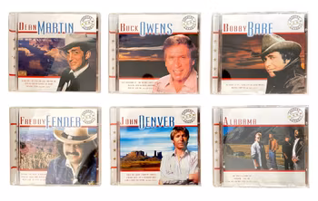 COUNTRY LEGENDS - 12 CD Samling
