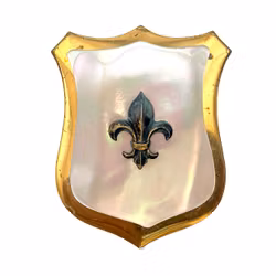 Spilla vintage - Fiore di giglio con madreperla