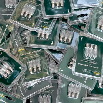 40x 3-pack, LED-lampor, Universal, Passar för Adventsljusstakar mm.