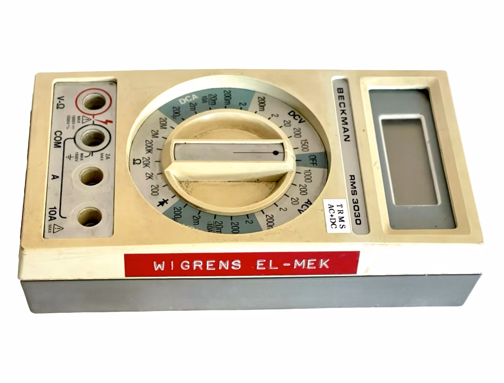 Beckman RMS 3030 Digital multimeter, Voltmeter Amperemeter Ohmmeter DC AC