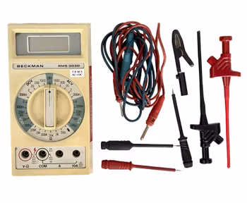 Beckman RMS 3030 Digital multimeter, Voltmeter Amperemeter Ohmmeter DC AC