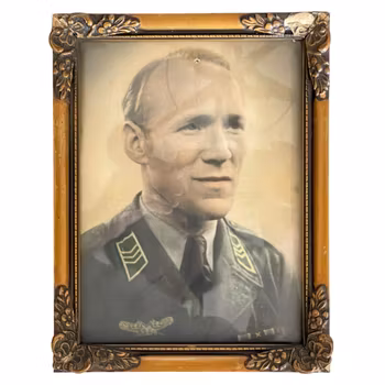 Porträtt av svensk underofficer, ca 1941 – Hangöfronten