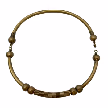 Vintage Etniskt  Hantverkare HALSBAND, Brons