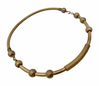 Vintage Etniskt  Hantverkare HALSBAND, Brons