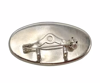 Vintage BROSCH - Vitmetall