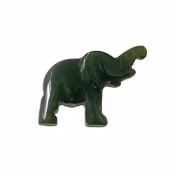 Jade i form av skuren elefant