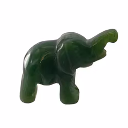 Jade i form av skuren elefant