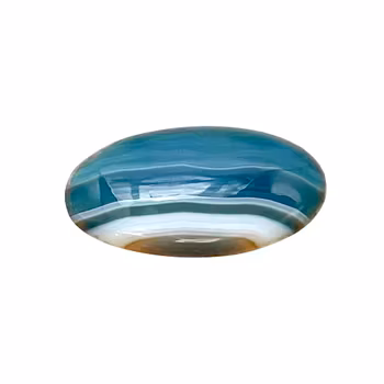 15.45 Karat Oval Cabochon Naturlig Agat