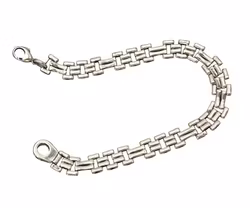 Vintage-RANNEKORU - 925 Sterling-hopeaa