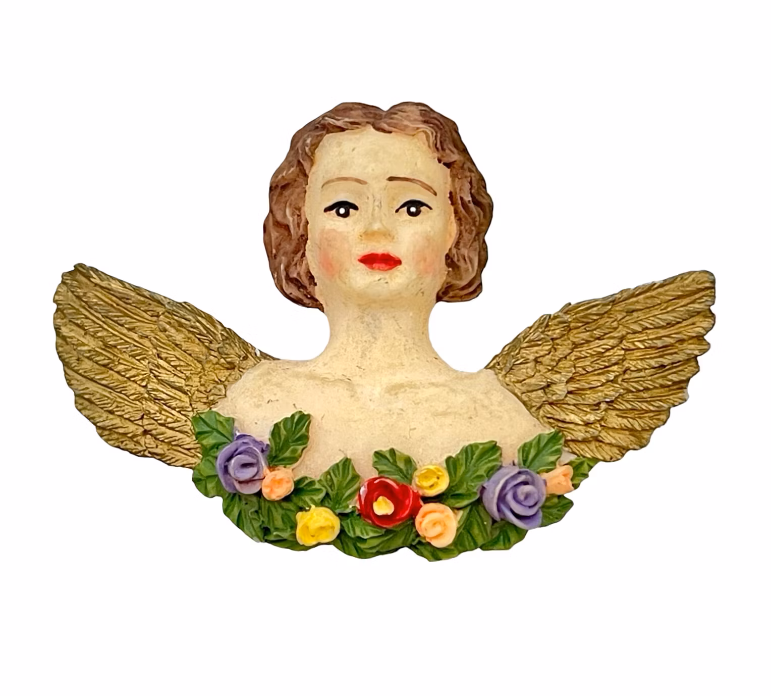 Broszka vintage malowana ręcznie