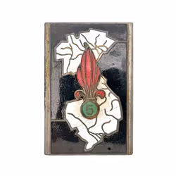 Frankrike 5a utländska infanteriregementet slätt rygg DRAGO PARIS G1154