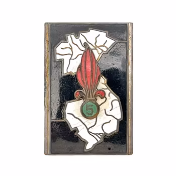 Frankrike 5a utländska infanteriregementet slätt rygg DRAGO PARIS G1154