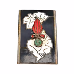 Frankrike 5a utländska infanteriregementet slätt rygg DRAGO PARIS G1154