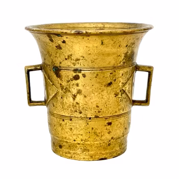 MORTEL, Skultuna Bruk, Nr 4, Med stöt, 1800-tal.