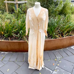 Antique Ottoman Silk Wedding Dress, 19th Century