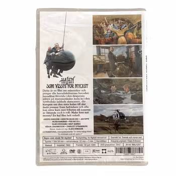 Hajen som visste för mycket – DVD (Inplastad - Oanvänd)