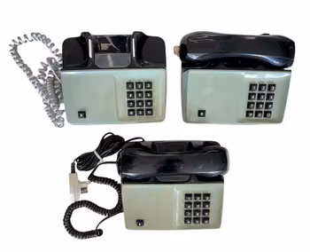 Ericsson Dialog retrotelefoner (3 st) – samlarobjekt / reservdelar