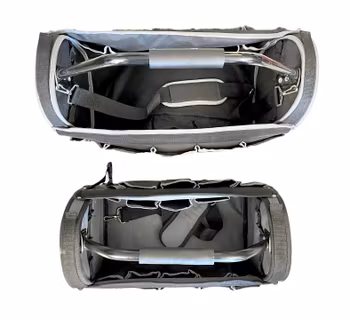 2 st verktygsväskor, Praktisk och slitstark med bärhandtag i metall och avtagbar axelrem