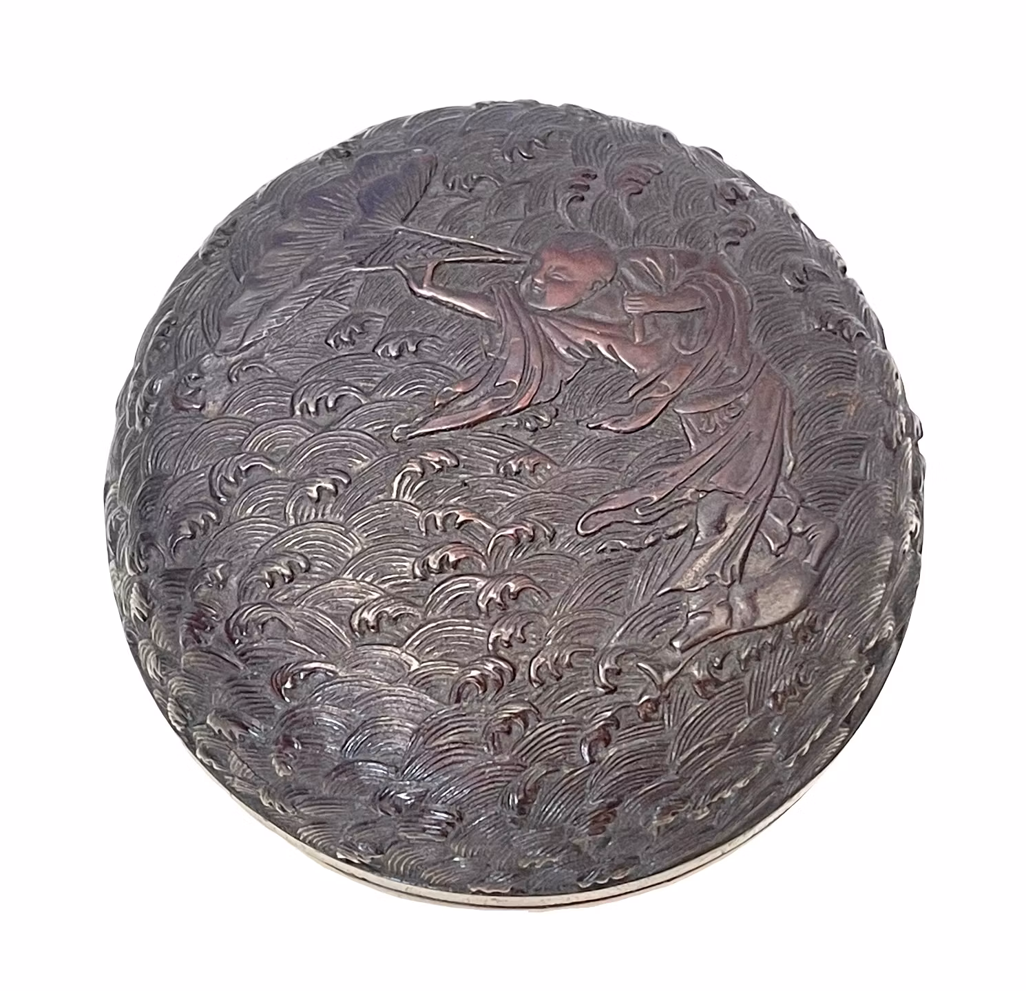 Kina, Qianlong (1735-1796) Mærke og periode, Lakværksæske med låg