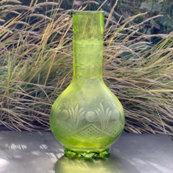 Antik bøhmisk glaskunst fra begyndelsen af 1900-tallet