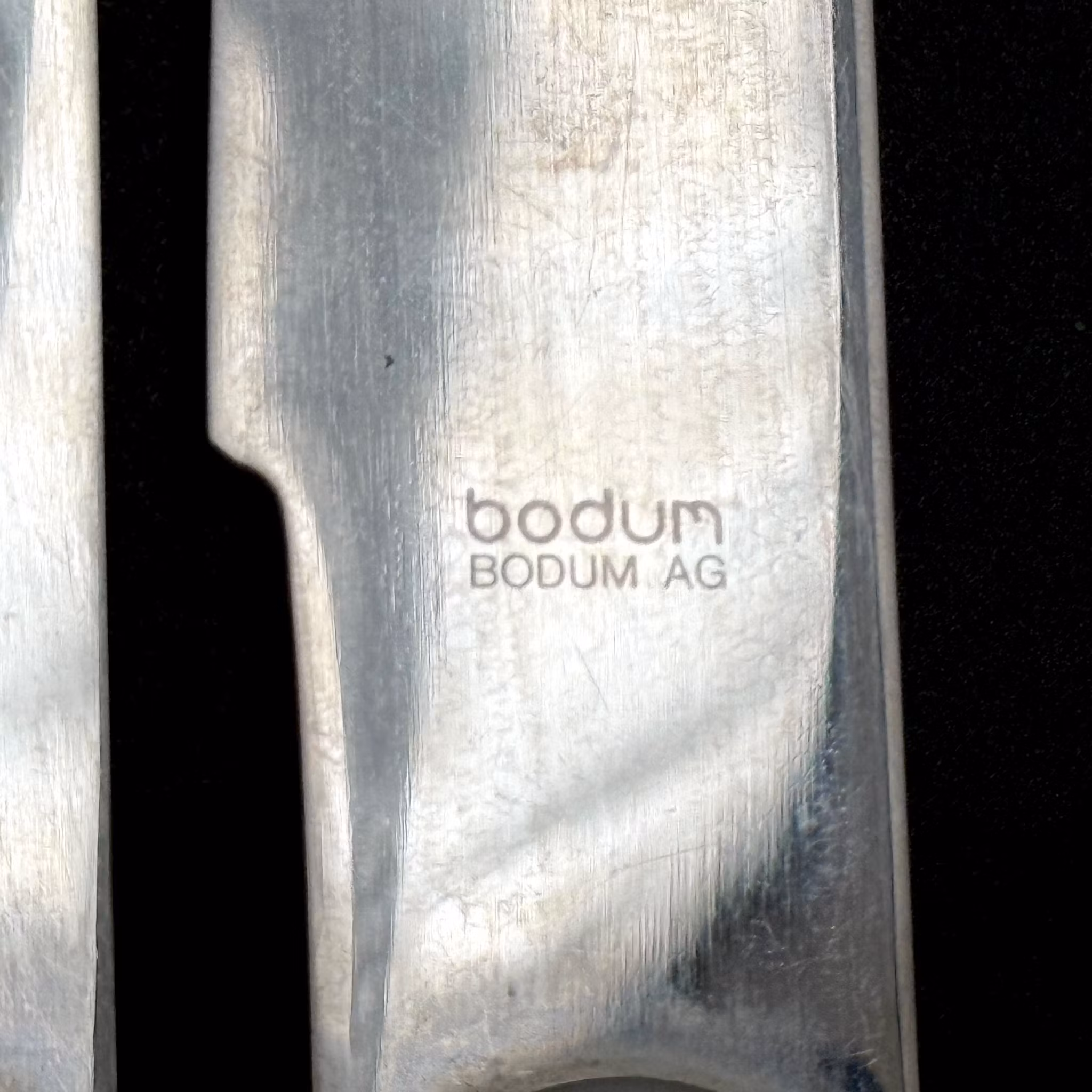 Sztućce Bodum AG - seria Bistro, lata 70-te, kolor biały