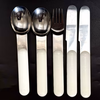 Bodum AG bestick - Bistro serien, 1970-tal, vit