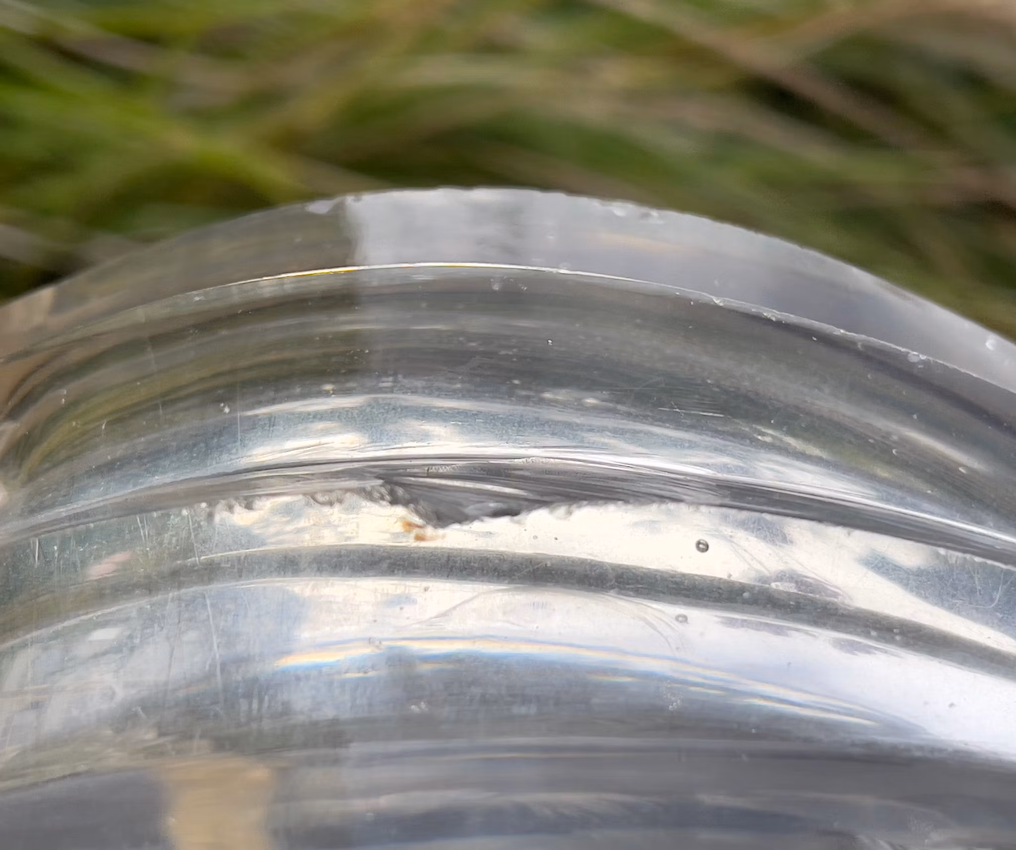 Osmansk Vattenpipa/Nargilé i Bohemiskt glas och silver pläterad mässing, ca 1890-talet