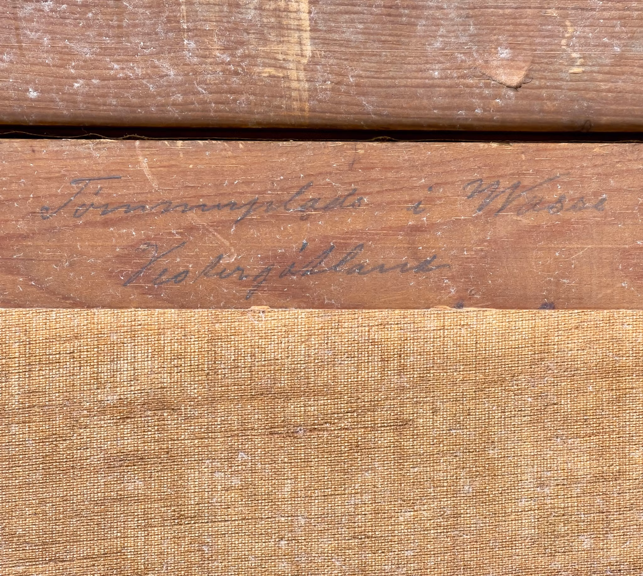 Carl Sihlfors (1876–1940) – Öljyvärimaalaus kankaalle 1913