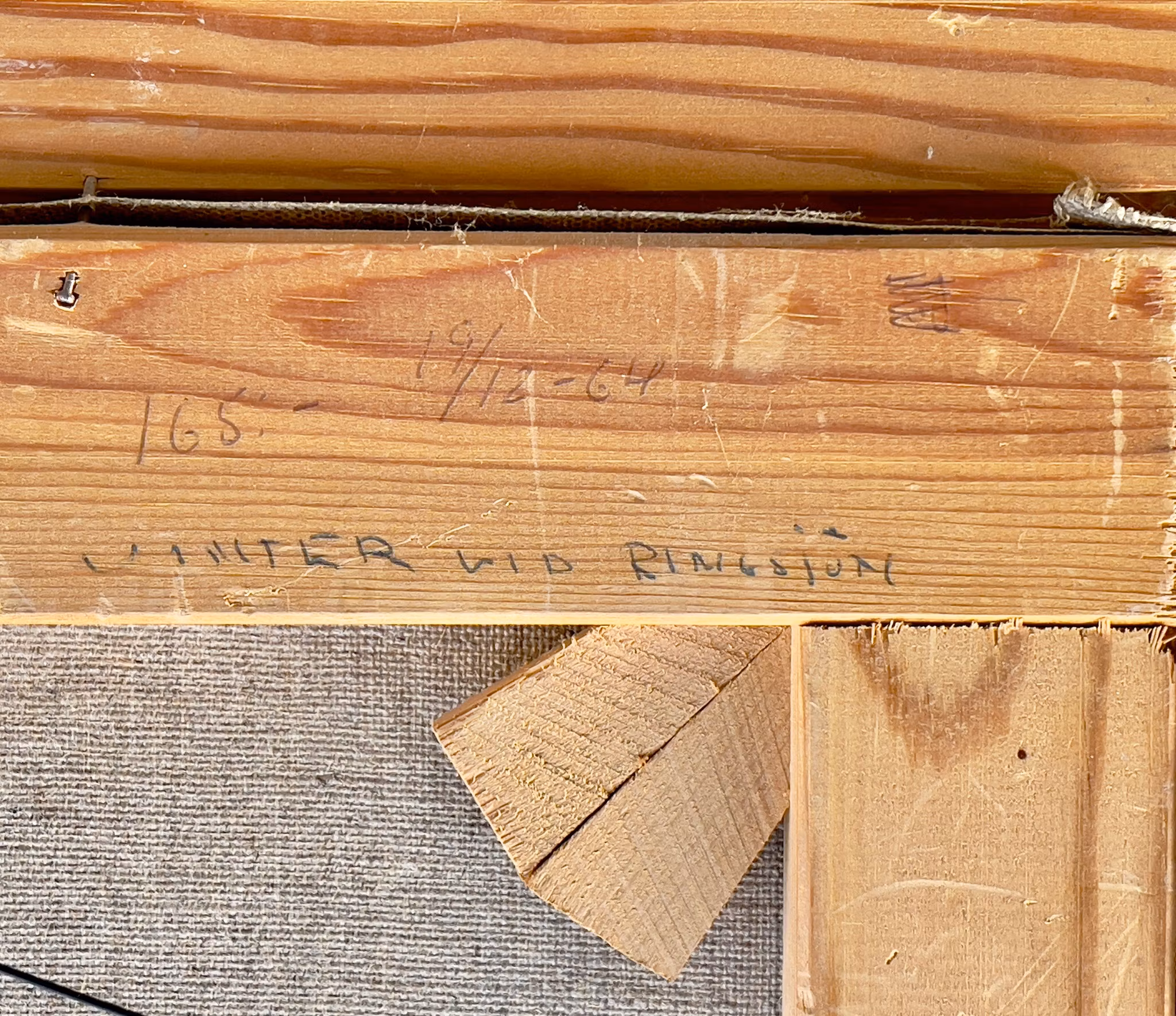 Tage Rudolf Ahlm (1914–1981) – Talvi Ringsjönissä, Öljymaalaus kankaalle