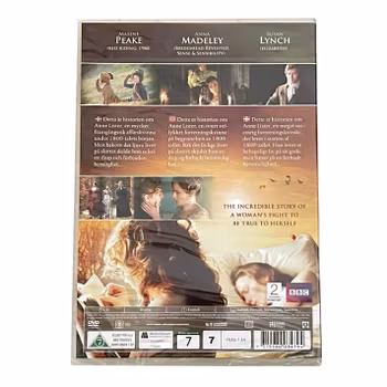 The Secret Diaries of Miss Anne Lister – Inplastat DVD (BBC, 2010)