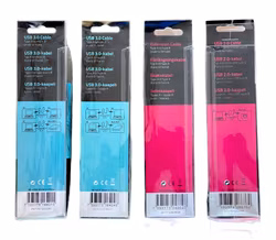 Exibel USB-kabels – Nieuw, ongeopend (4-pack)