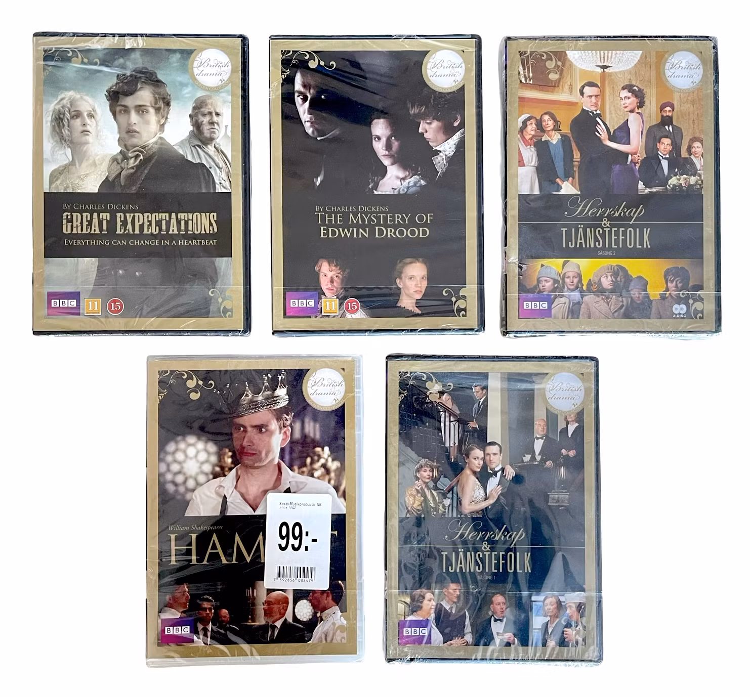 BBC British Classics – 5 DVD emballés