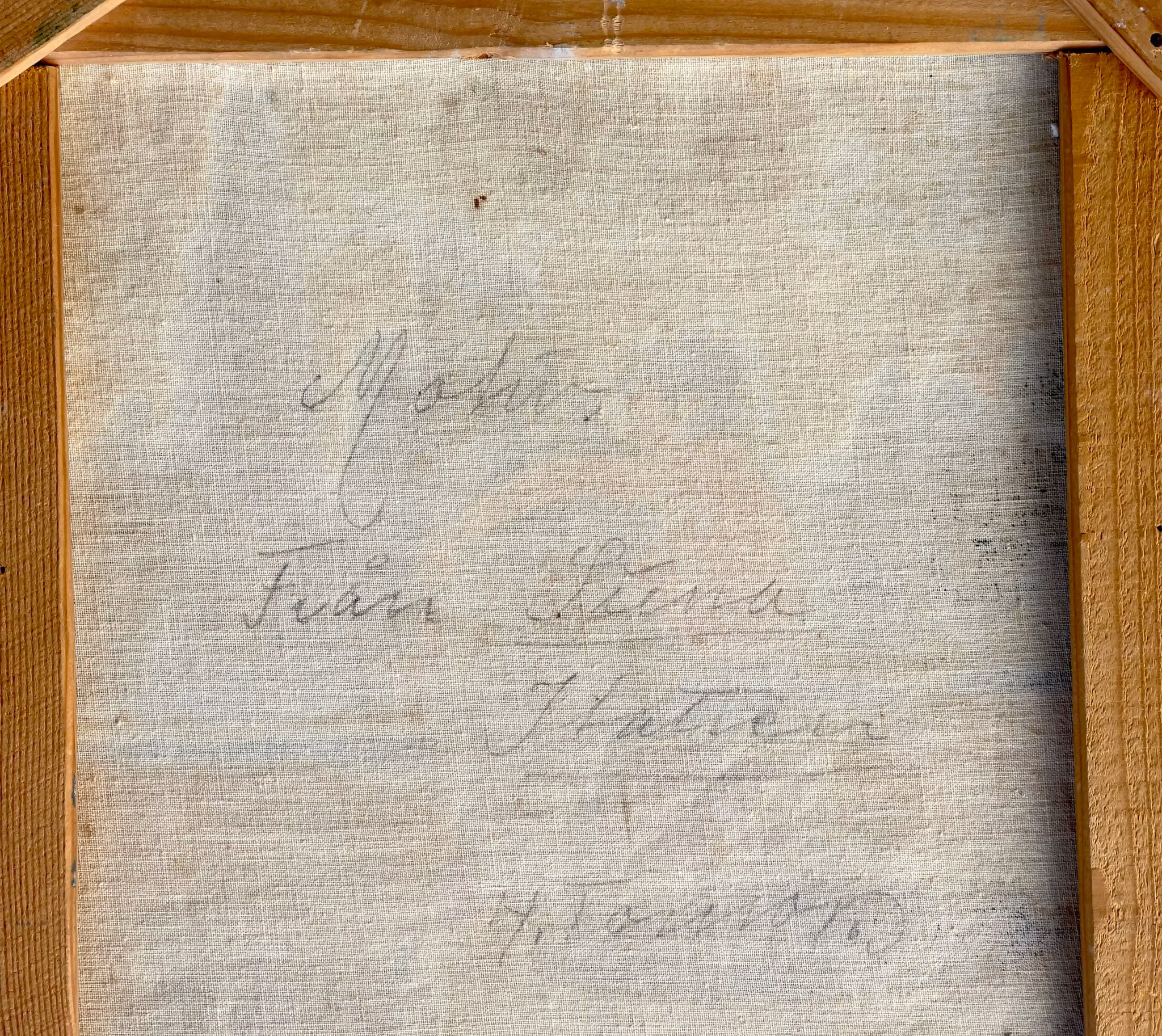 H. Torsson, Oljemålning på duk, Signerad