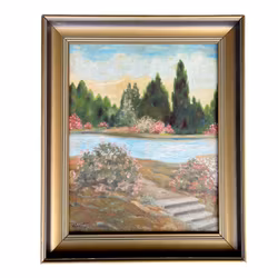 H. Torsson, Oljemålning på duk, Signerad