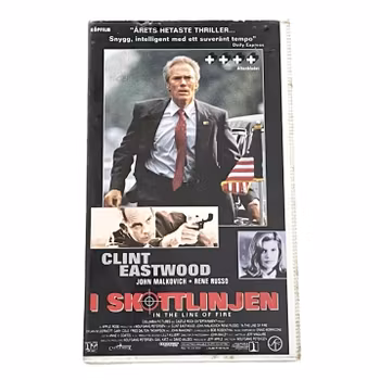 I Skottlinjen (In the Line of Fire, 1993) - VHS video
