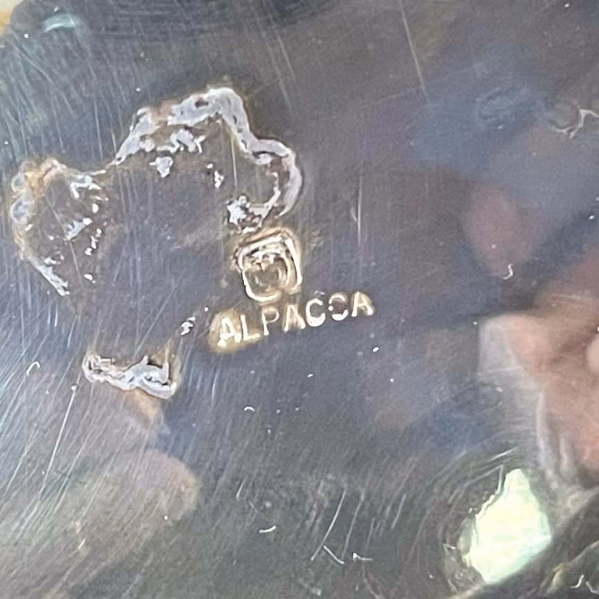 Antikt Kaffeservis i Alpacca – Art Nouveau