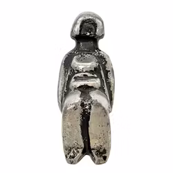 Ole Madsen – Tinnen flessenstop, Zittend figuur, Denemarken