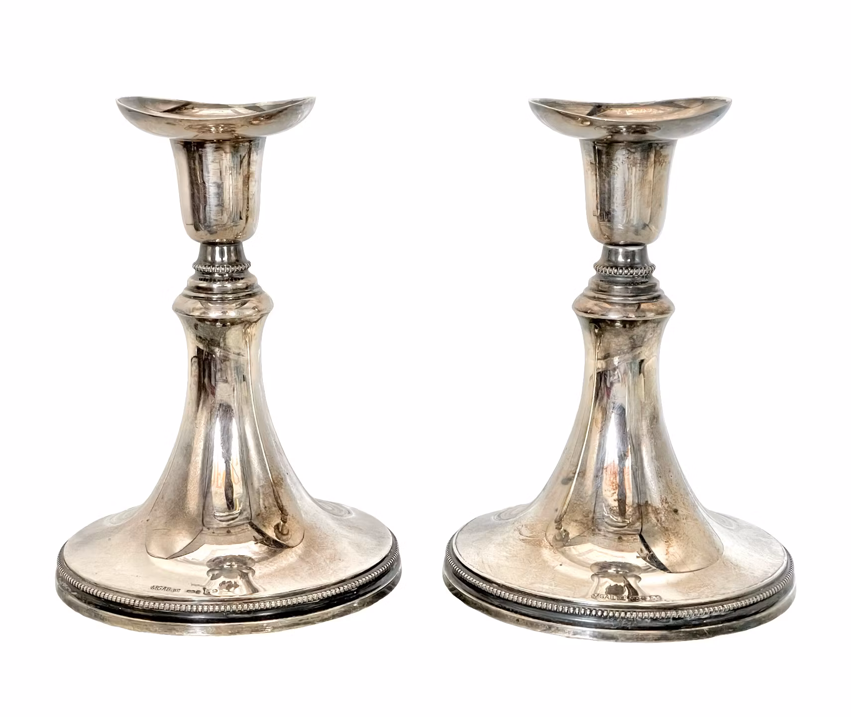 Par silver ljusstakar, MGAB 1956