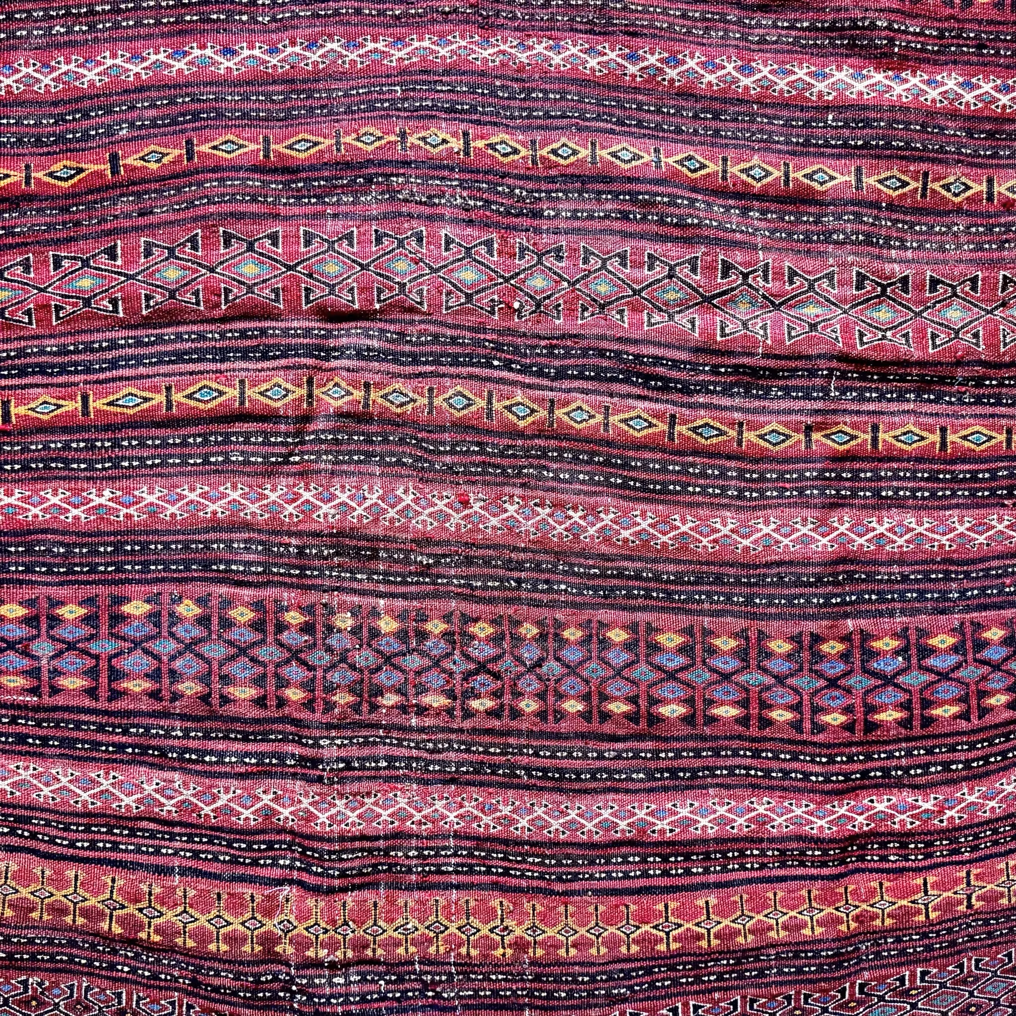 Antik kurdisk matta, ull på ull, tidigt 1900-tal