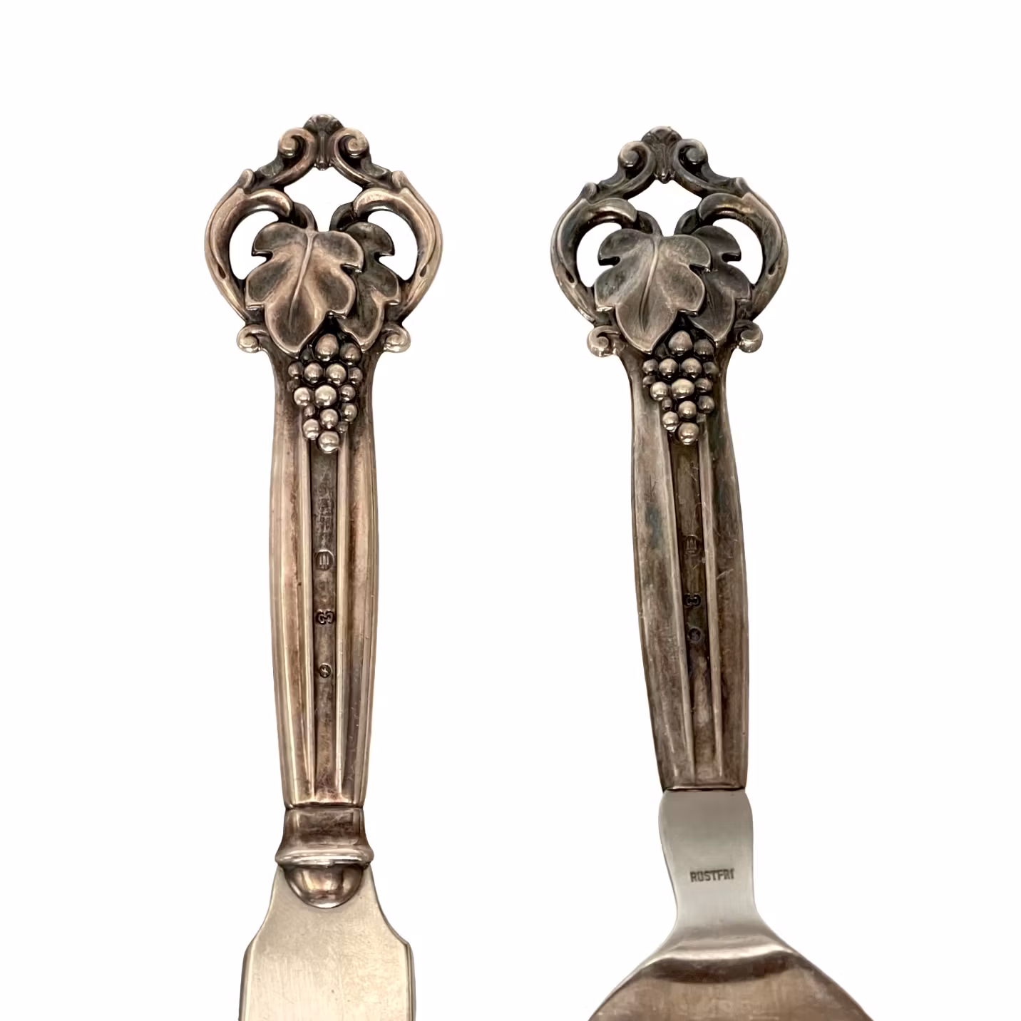 Tårtset i danskt silver, Jens Sigsgaard, Köpenhamn 1944-49