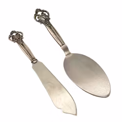 Tårtset i danskt silver, Jens Sigsgaard, Köpenhamn 1944-49