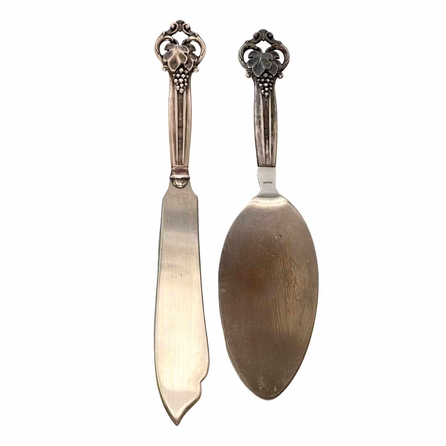 Tårtset i danskt silver, Jens Sigsgaard, Köpenhamn 1944-49