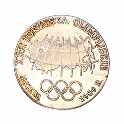 Minnesmynt - Olympiska spelen Moskva 1980, Polen