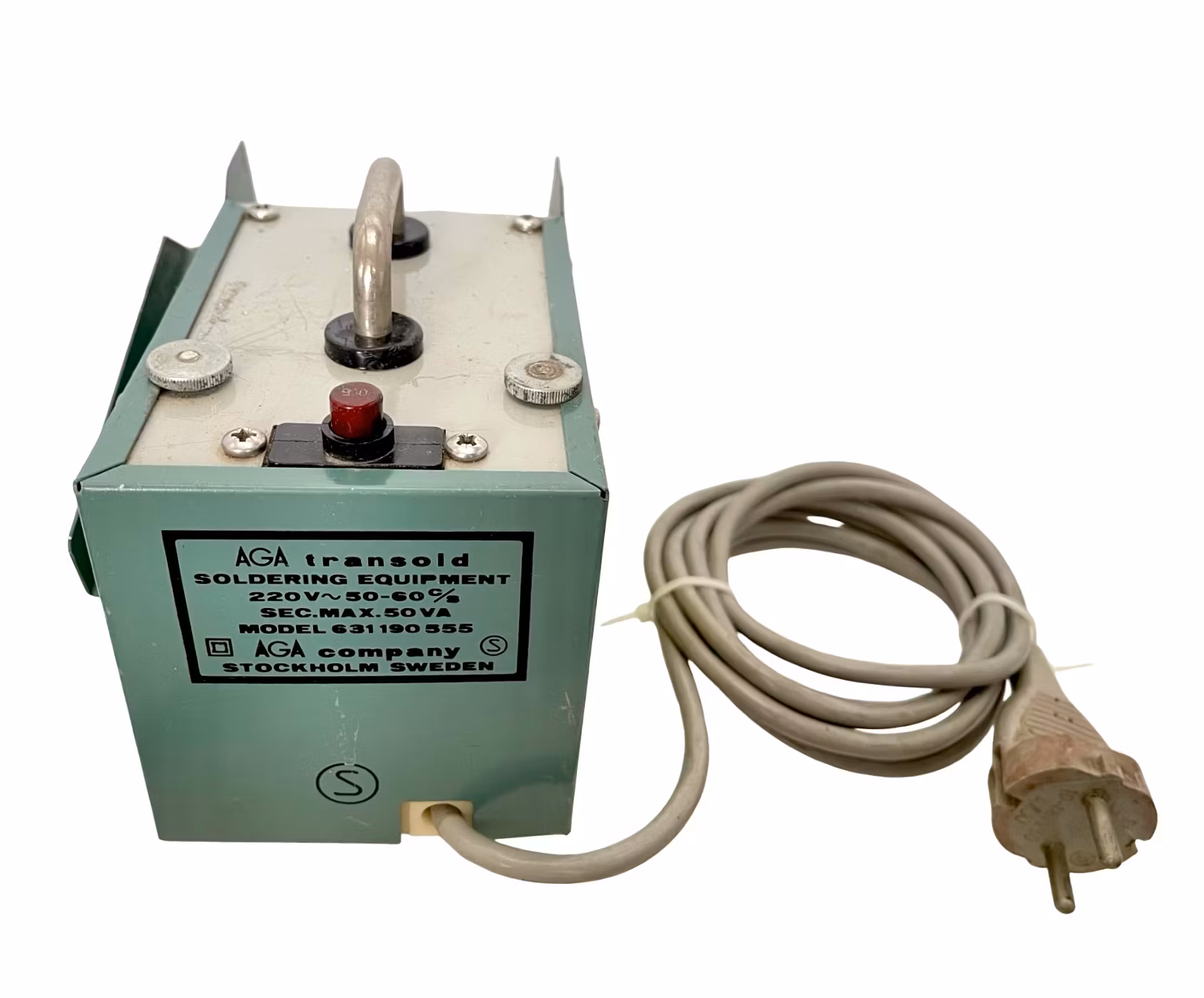 AGA Transold - lödstation med ställ, modell 631190555