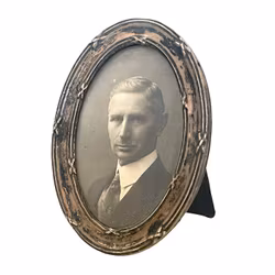 Antik oval fotoramme i sterlingsølv - Birmingham